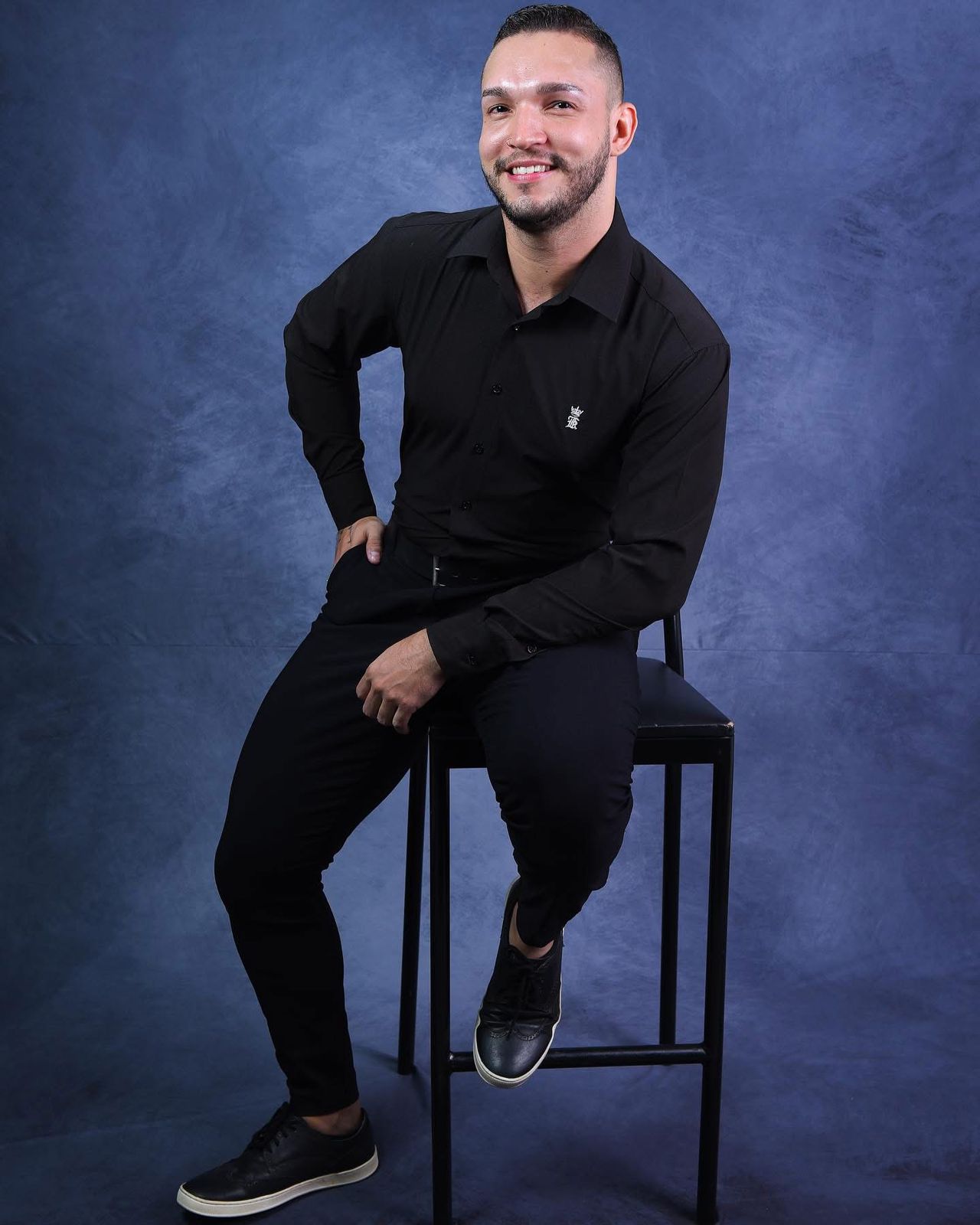 Henrique Banguim em atendimento